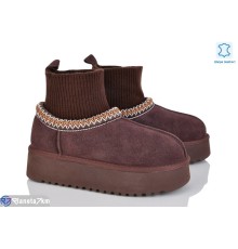 Уггі жіночі на зиму (6 пар р.37-41) коричневий  "LIMPO"