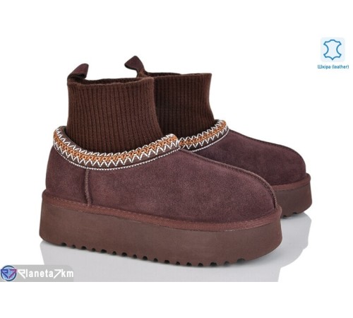 Уггі жіночі на зиму (6 пар р.37-41) коричневий  "LIMPO"