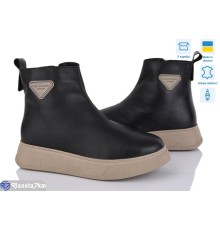Черевики жіночі на зиму (6 пар р.36-40) чорний  "Speranza"