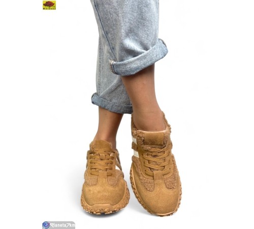 Кросівки жіночі на весну/осінь (6 пар р.36-40) camel  "Mei De Li"