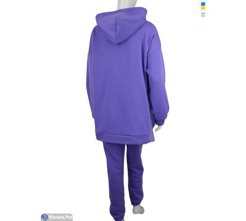 Спортивний костюм жіночий на весну/осінь (2 шт. р.сетка L-XL) фіолетовий  "Kalabok"
