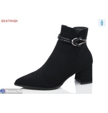 Черевики жіночі на весну/осінь (6 пар р.36-41) чорний  "QQ&Панда"