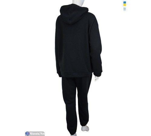 Спортивний костюм жіночий на весну/осінь (3 шт. р.сетка M-XL) чорний  "Kalabok"