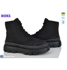 Черевики жіночі на весну/осінь (6 пар р.37-41) чорний  "Roks"