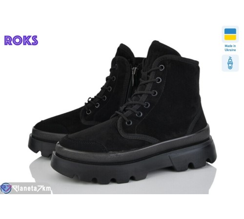 Черевики жіночі на весну/осінь (6 пар р.37-41) чорний  "Roks"
