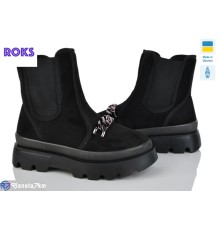 Черевики жіночі на весну/осінь (6 пар р.37-41) чорний  "Roks"