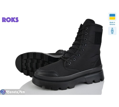 Черевики жіночі на весну/осінь (6 пар р.37-41) чорний "Roks" Черевики жіночі на весну/осінь (6 пар р.37-41) чорний "Roks"