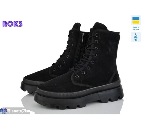 Черевики жіночі на весну/осінь (6 пар р.37-41) чорний  "Roks"