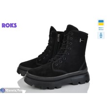 Черевики жіночі на зиму (6 пар р.37-41) чорний  "Roks"