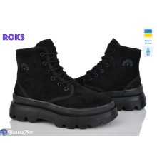 Черевики жіночі на зиму (6 пар р.37-41) чорний  "Roks"