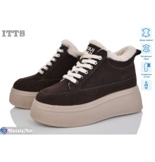 Черевики жіночі на зиму (6 пар р.36-40) коричневий  "LOTOS"