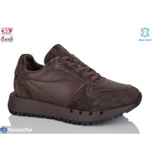 Кросівки жіночі на зиму (8 пар р.36-40) коричневий  "Gukkcr"