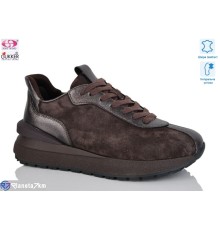 Кросівки жіночі на весну/осінь (8 пар р.36-40) коричневий  "Gukkcr"
