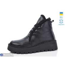 Черевики жіночі на зиму (6 пар р.37-41) чорний  "LIKA"