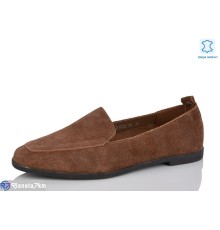 Туфлі жіночі на весну/осінь (8 пар р.36-41) коричневий  "VIOLA"