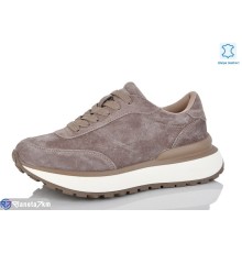 Кросівки жіночі на весну/осінь (8 пар р.36-41) коричневий  "VIOLA"