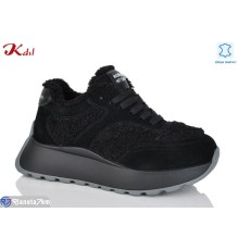 Кросівки жіночі на зиму (6 пар р.36-41) чорний  "Jiulai-Kadisalun"