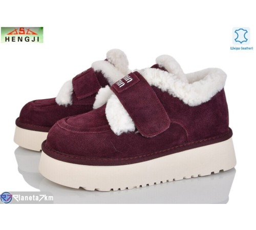 Уггі жіночі на зиму (8 пар р.36-41) бордовий  "HENGJI-ELENA"