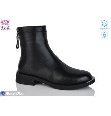 Черевики жіночі на весну/осінь (8 пар р.36-40) чорний  "Gukkcr"