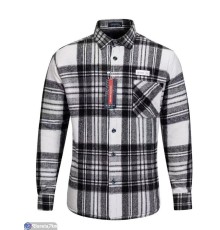 Сорочка чоловіча на зиму (5 шт. р.сетка XL-5XL) колір як на фото  "Peton"