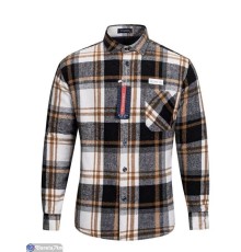 Сорочка чоловіча на зиму (5 шт. р.сетка XL-5XL) колір як на фото  "Peton"