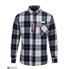 Сорочка чоловіча на зиму (5 шт. р.сетка XL-5XL) колір як на фото  "Peton"