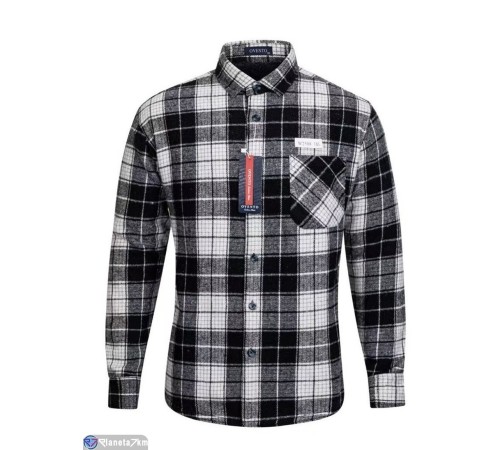 Сорочка чоловіча на зиму (5 шт. р.сетка XL-5XL) колір як на фото "Peton" Сорочка чоловіча на зиму (5 шт. р.сетка XL-5XL) колір як на фото "Peton"
