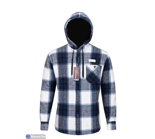 Сорочка чоловіча на зиму (5 шт. р.сетка XL-5XL) колір як на фото  "Peton"