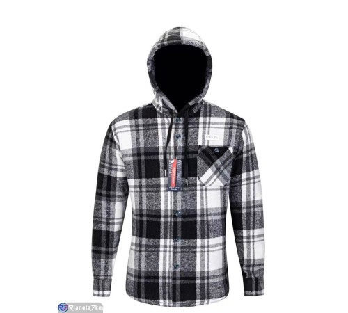 Сорочка чоловіча на зиму (5 шт. р.сетка XL-5XL) колір як на фото  "Peton"