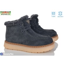 Черевики жіночі на зиму (8 пар р.36-41) сірий  "HENGJI-ELENA"