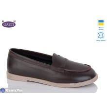 Туфлі жіночі на весну/осінь (6 пар р.36-40) коричневий  "Garti"