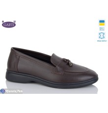 Туфлі жіночі на весну/осінь (6 пар р.36-40) коричневий  "Garti"