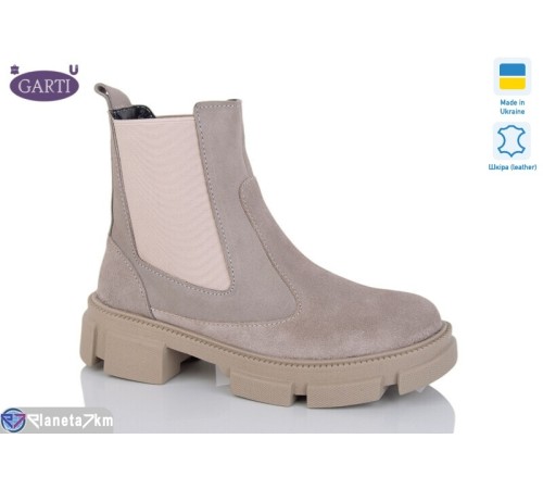 Черевики жіночі на зиму (6 пар р.36-40) коричневий  "Garti"