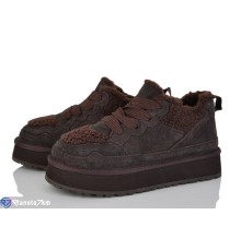 Черевики жіночі на зиму (6 пар р.36-41) коричневий  "Kenoa"