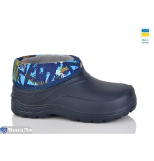Калоші дитячі на весну/осінь (12 пар р.30-36) синій  "MURMUR"