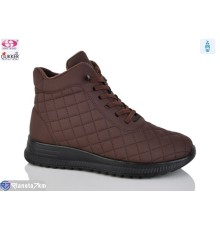 Черевики жіночі на весну/осінь (8 пар р.37-41) коричневий  "Gukkcr"