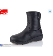 Черевики жіночі на зиму (6 пар р.41-43) чорний  "Maiguan"