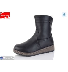 Черевики жіночі на зиму (8 пар р.37-42) чорний  "Maiguan"
