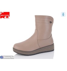 Черевики жіночі на зиму (8 пар р.37-42) коричневий  "Maiguan"