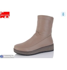 Черевики жіночі на зиму (8 пар р.37-42) коричневий  "Maiguan"