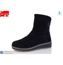 Черевики жіночі на зиму (8 пар р.37-42) чорний  "Maiguan"