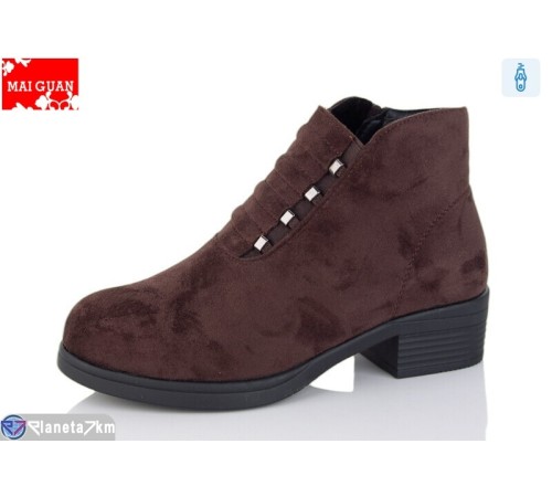 Черевики жіночі на весну/осінь (8 пар р.36-41) коричневий "Maiguan" Черевики жіночі на весну/осінь (8 пар р.36-41) коричневий "Maiguan"