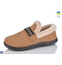 Тапки жіночі на зиму (8 пар р.37-41) camel  "Korka"