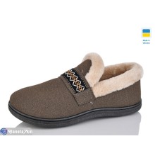 Тапки жіночі на зиму (8 пар р.37-41) коричневий  "Korka"