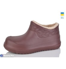 Калоші жіночі на зиму (8 пар р.37-41) коричневий  "Korka"
