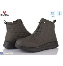 Черевики жіночі на зиму (8 пар р.37-42) сірий  "SUBA"
