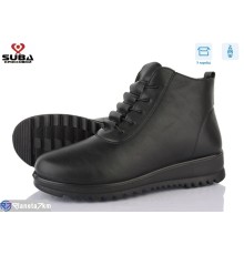 Черевики жіночі на зиму (8 пар р.37-42) чорний  "SUBA"