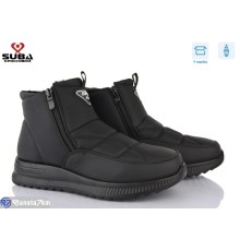 Черевики жіночі на зиму (8 пар р.37-42) чорний  "SUBA"
