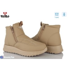 Черевики жіночі на зиму (8 пар р.37-42) бежевий  "SUBA"