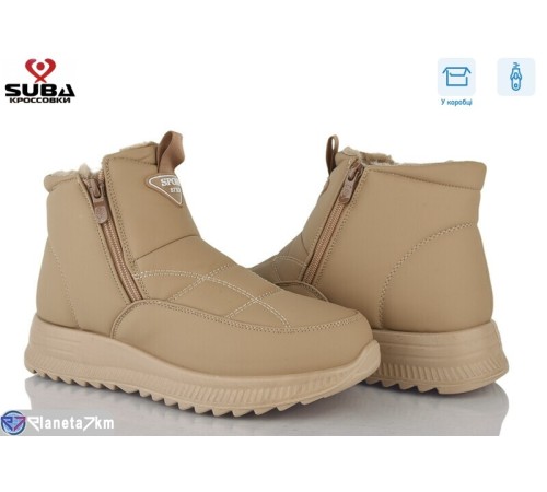 Черевики жіночі на зиму (8 пар р.37-42) бежевий  "SUBA"
